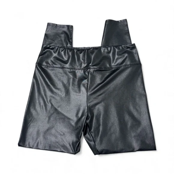 Wild Fable Shiny Black Leggings Women’s Large Leather-Look - Picture 1 of 4